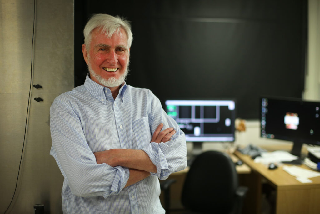 John O’Keefe bei der Arbeit im Labor