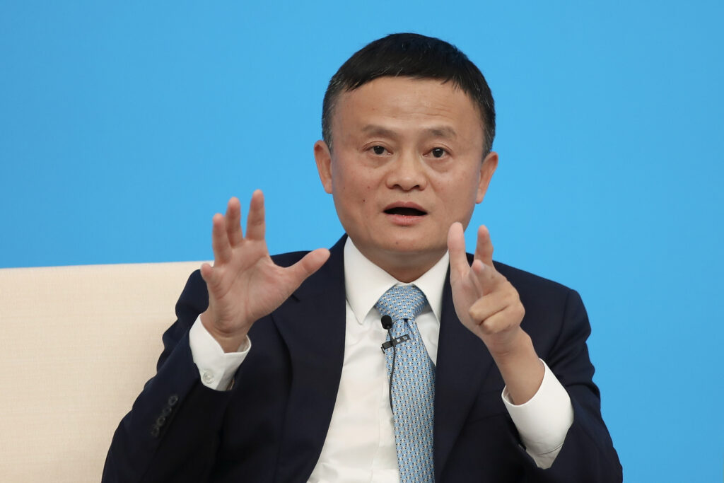 Jack Ma mit Anzug