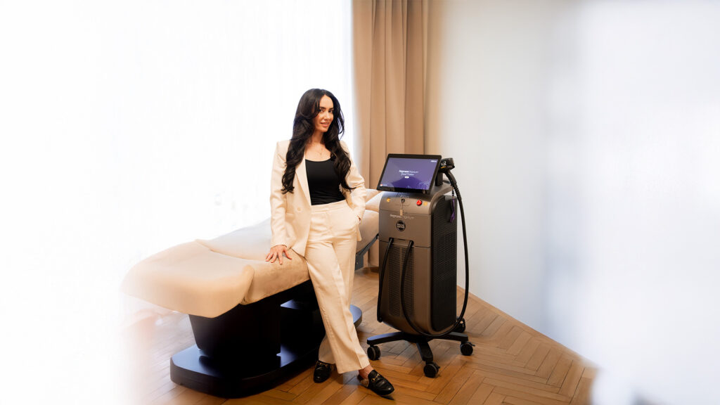 Saranda Ogradnig: Medizinische Laserhaarentfernung als Alternative zum Rasieren in Graz mit Diodenlaser – dauerhaft, schmerzfrei, nachhaltig und plastikfrei.